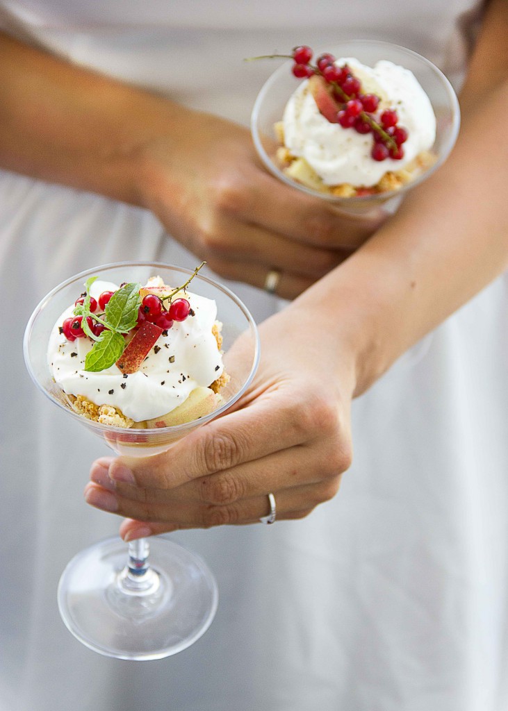 Dezert od belih bresaka