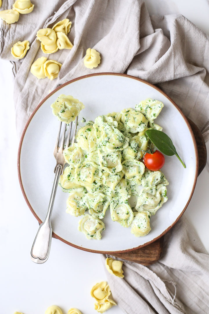 tortelini sa spanacem