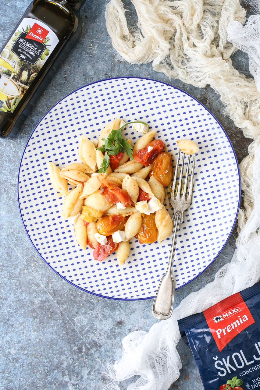 Pasta sa pečenim paradajzom